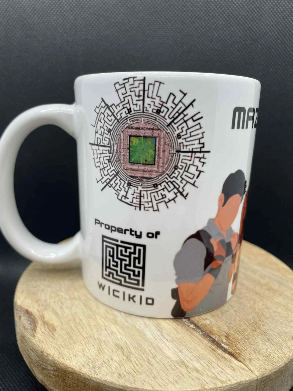 ☕ Mug en Céramique – Le Labyrinthe 🏃‍♂️🌿 – photo 2
